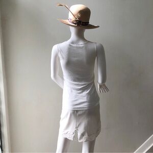 Slip Skirt. Bathing suit cover. Lunch. Wear with flip flops.